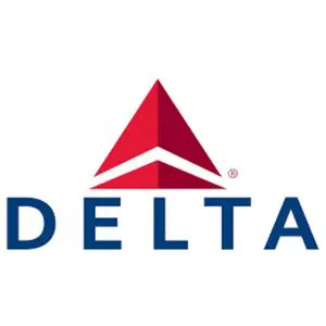 A delta airlines logo is shown.